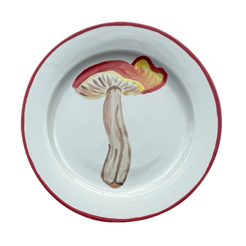 FOREST CAPS 🍄 - SMALL PLATES (Set of 6)