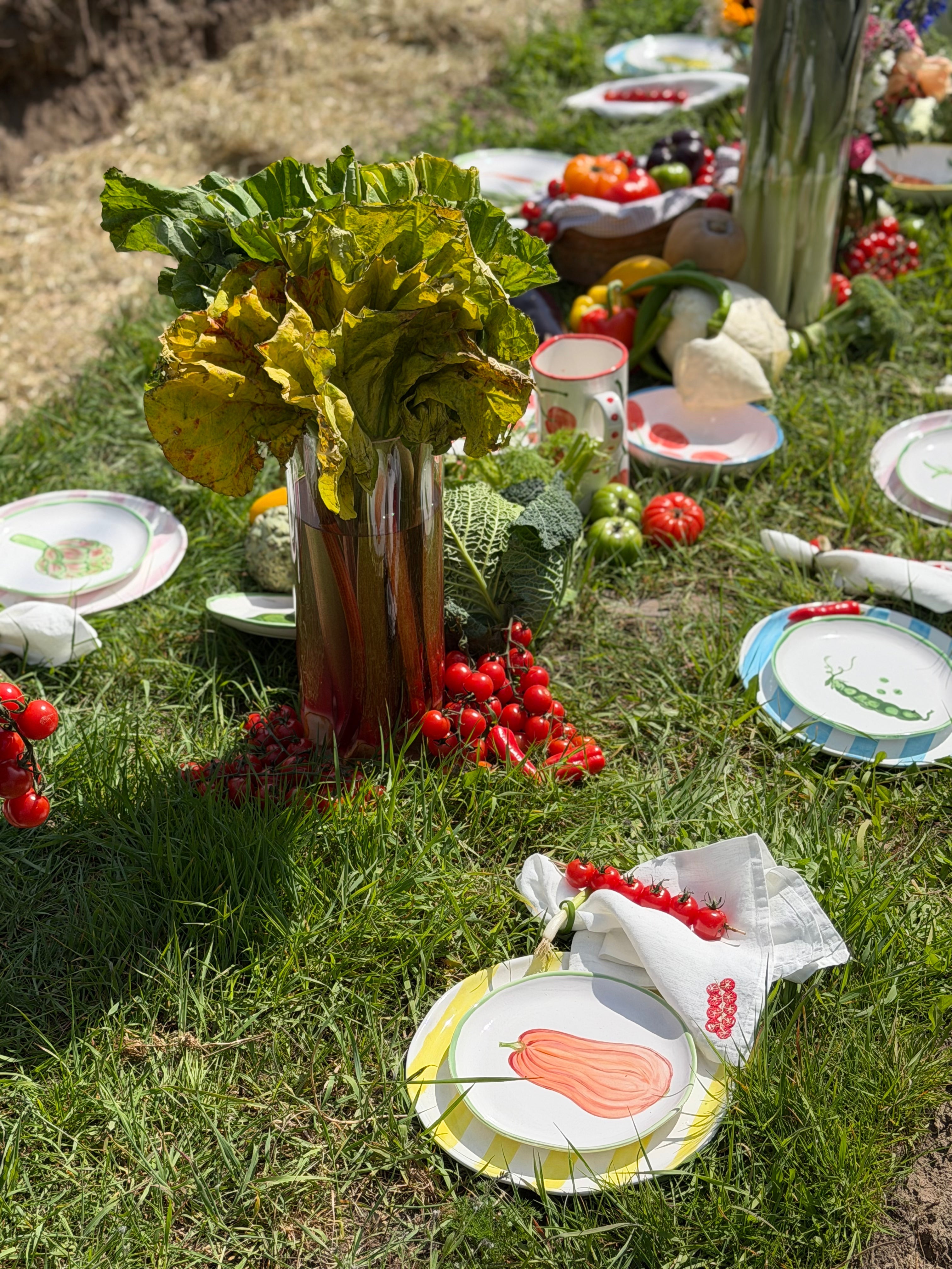 GARDEN HARVEST 🌽 — Small Plates (Set of 6)