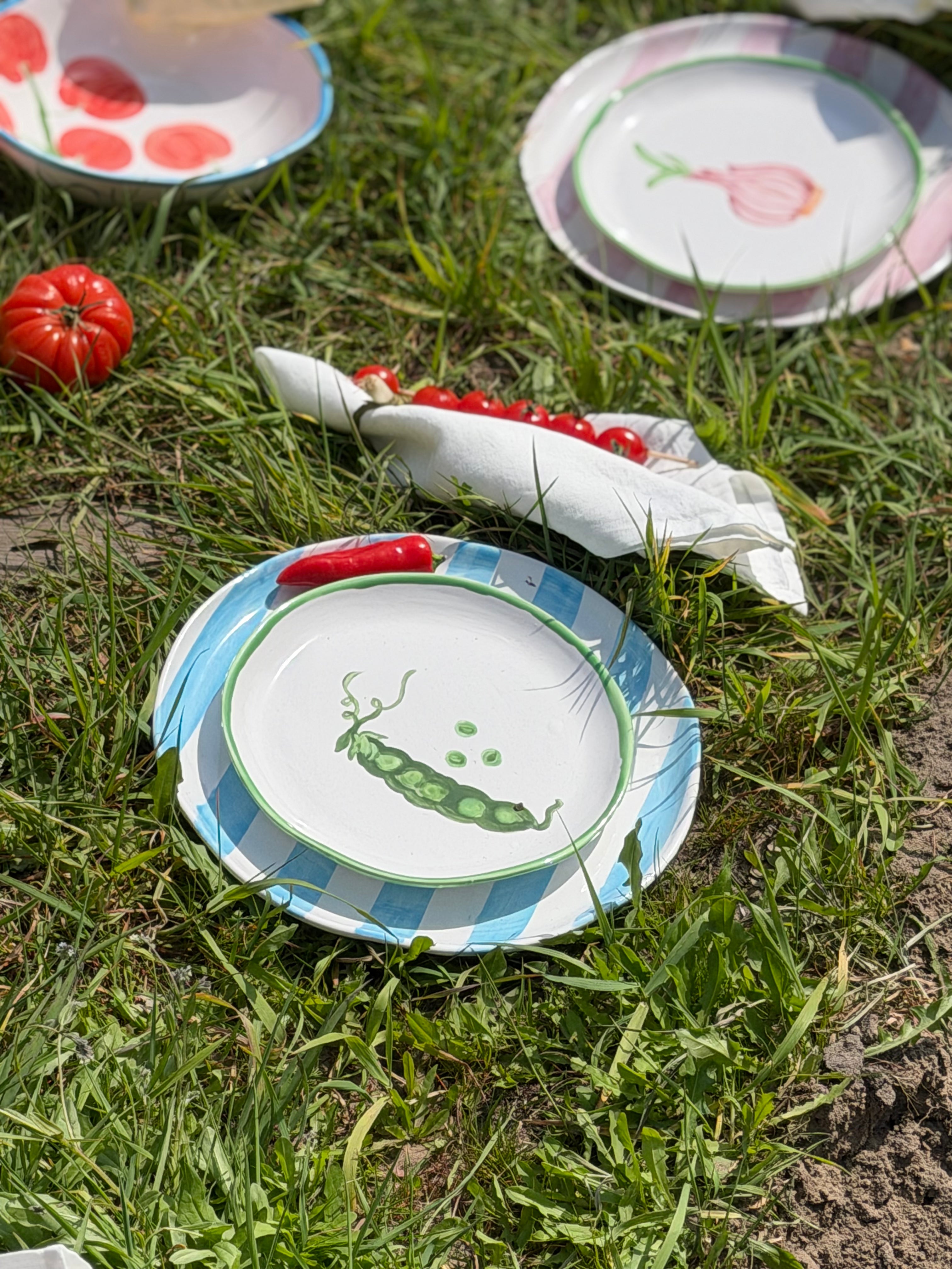 GARDEN HARVEST 🌽 — Small Plates (Set of 6)
