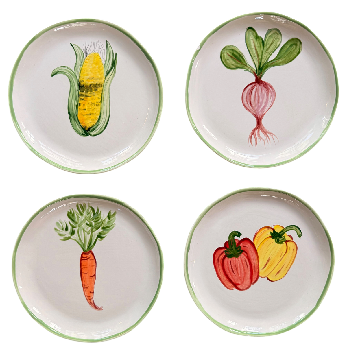 GARDEN HARVEST🥕 — Small Plates (Set of 4)