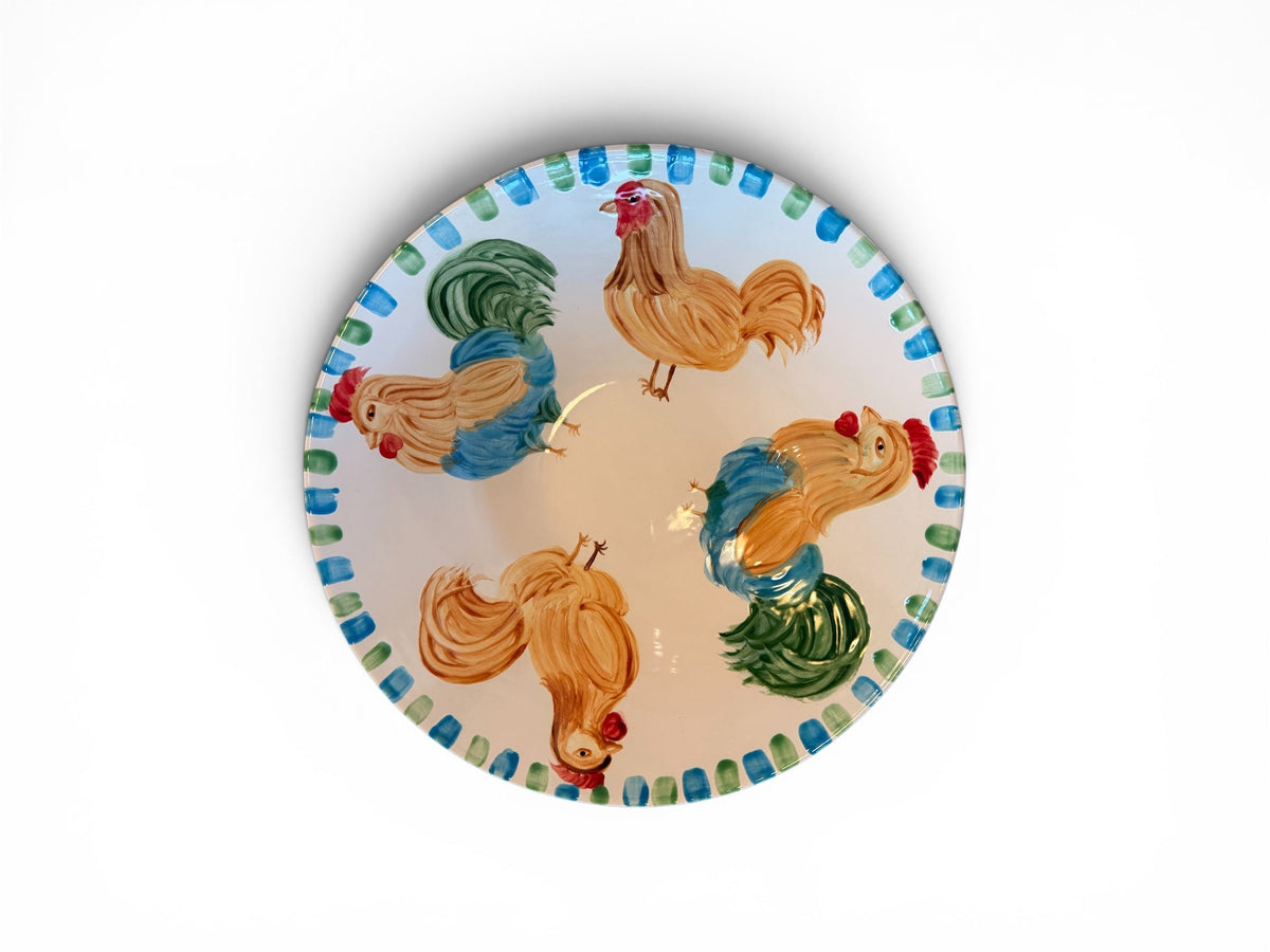Barnyard Stories — The Chicken & Rooster Regular Salad Bowl